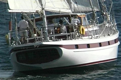 Sailing Yacht  - NTSC Stock Footage 366989
