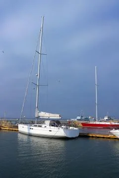 Sailing yacht Foto stock