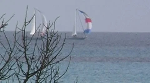 Sailing yacht2 Stock Footage 8924506