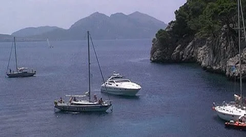 Sailing yacht73 Stock Footage 8845574