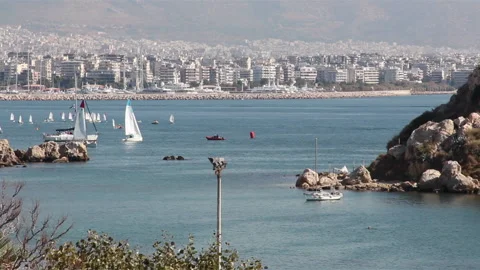 Sailing Yachts Timelapse Video stock 233709704