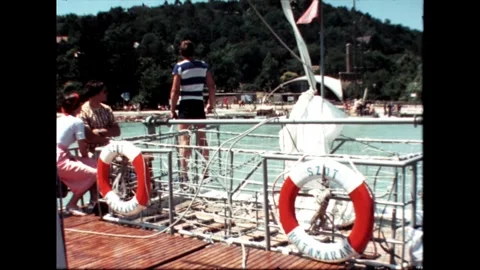 Sailor on Catamaran Stock Footage 278410087