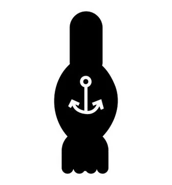 Sailor hand on white 스톡 일러스트