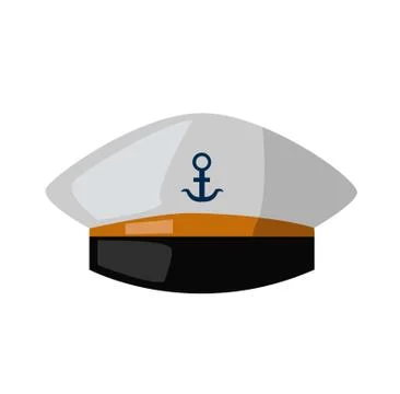 Sailor hat vector illustration Stock Illustration