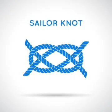 Sailor knot Illustrazione stock