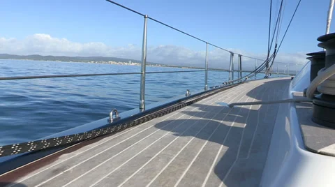 Sailor manoeuvring  winch Stock Footage 37091297