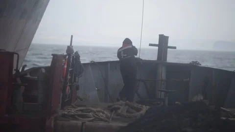 Sailor with rope 스톡 동영상 124291123