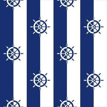 Sailor stripes, Breton stripes Stock Illustration