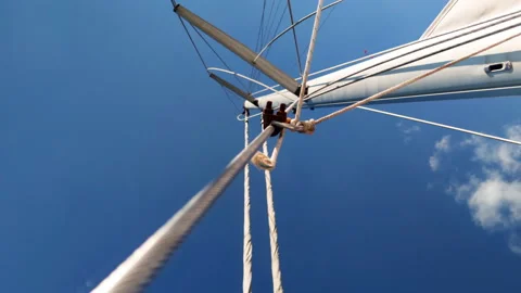 Sails and Mast Stock Footage 165206389