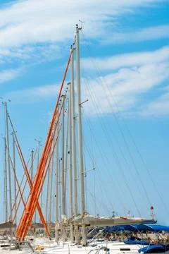 Sails and Rigging Foto stock