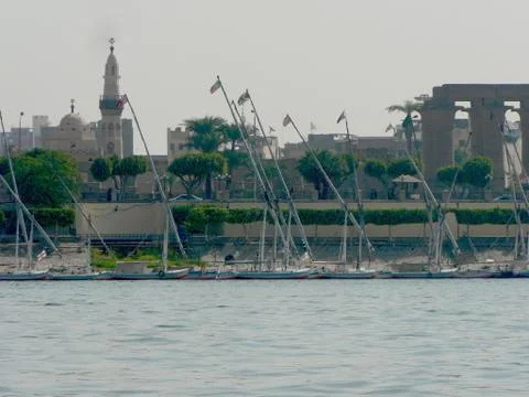 Sails in the city Stock Photos