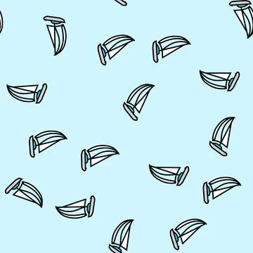 Sails full sailing sport vector seamless pattern Stock Illustration