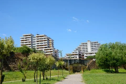 Sails of scampia Stock-Fotos