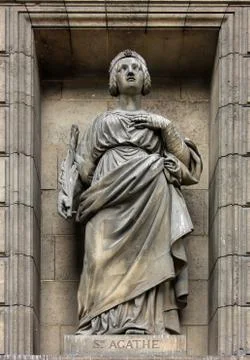 Saint Agatha of Sicily Stock Photos