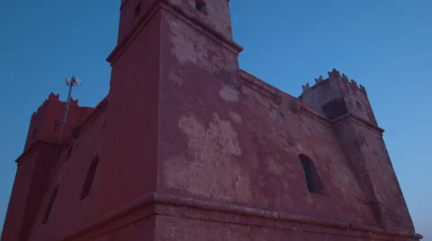 Saint Agatha's Tower, Malta Stock Footage 65312194