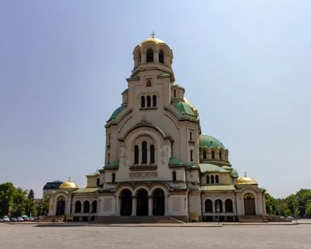 Saint Alexander Nevsky Cathedral in Sofia, Bulgaria Stock Photos