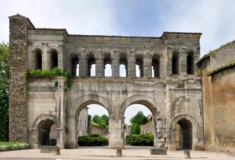 The Saint Andre gate Stock Photos