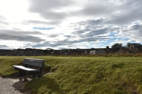 Saint andrews bench Stock Photos