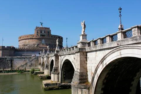Saint Angelo Bridge Stock Photos