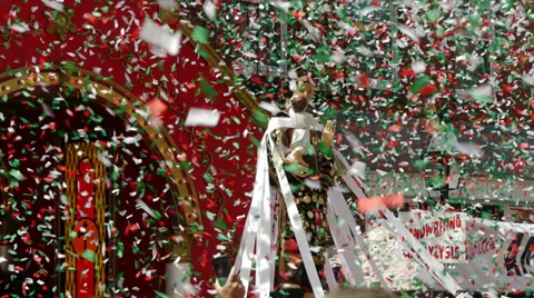 Saint Anthony Feast Confetti Stock-Footage 27816705