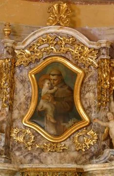 Saint Anthony of Padua Stock Photos