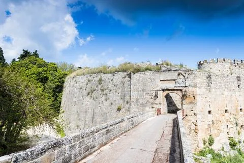Saint Athanasios Gate Stock Photos