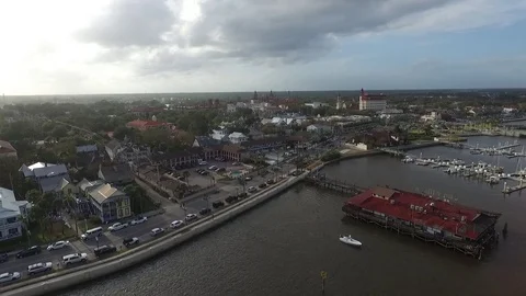 Saint Augustine, Florida (Aerial) Stock Footage 79799764