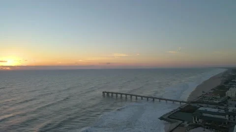 Saint Augustine Florida - St Augustine Beach Sunrise Stock Footage 147461028