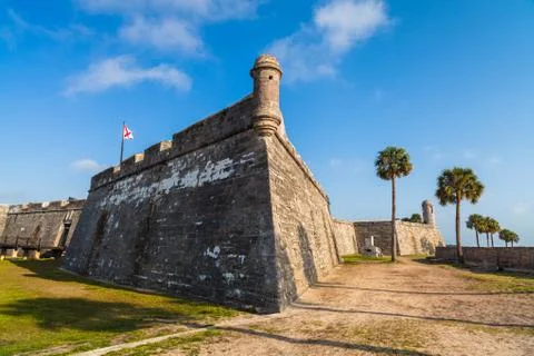Saint augustine fort Stock Photos