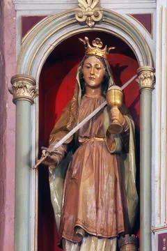 Saint Barbara Stock Photos