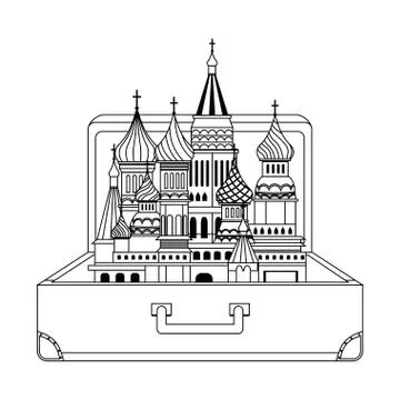 Saint Basil s Cathedral design vector illustration Stock Illustration