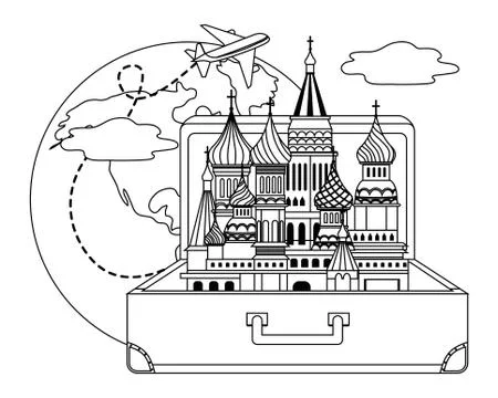 Saint Basil s Cathedral design vector illustration Stock Illustration