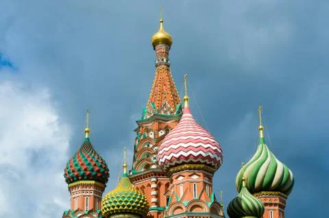 Saint Basil's Cathedral, Red Square, Moscow, Russia Stock Photos