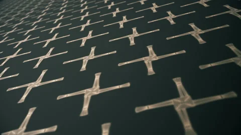 Saint Brigid's Cross Pattern Background Stock Footage 231576106