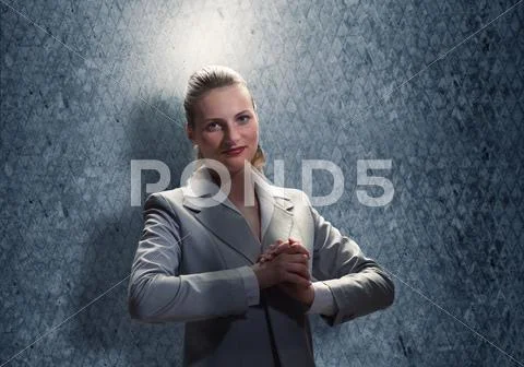 Saint businesswoman Stock Photos