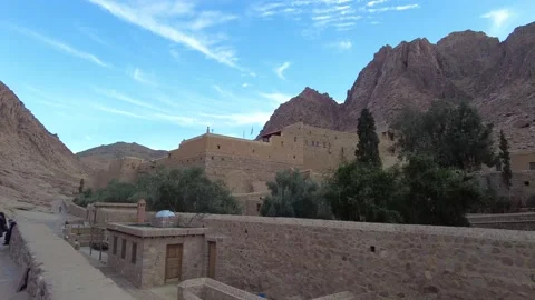 Saint Catherine's Monastery Sinai Egypt Stock Footage 229875110