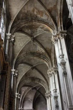 Saint-Eustache church, Paris 스톡 사진
