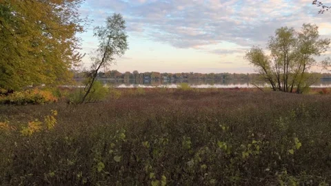 Saint-Eustache Fall Colours Stock Footage 219418360