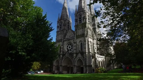 Saint Fin Barre Cathedral - Cork, Ireland Stock Footage