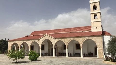 Saint George Monastery in Larnaca Stock Footage 89567396