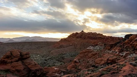 Saint George Sunset Timelapse Video stock 239123089