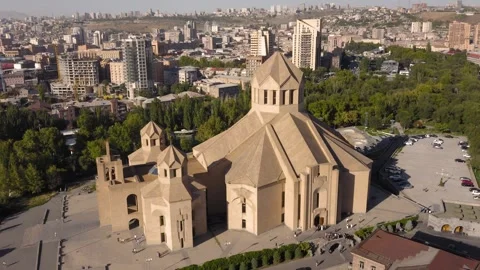 Saint Gregory The Illuminator Cathedral Stock Footage 287729229