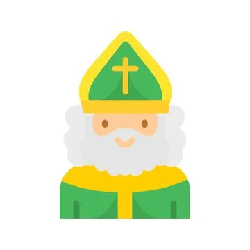 Saint Icon Image. Stock Illustration