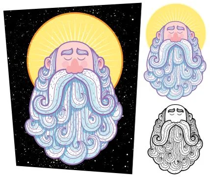 Saint Stockillustratie