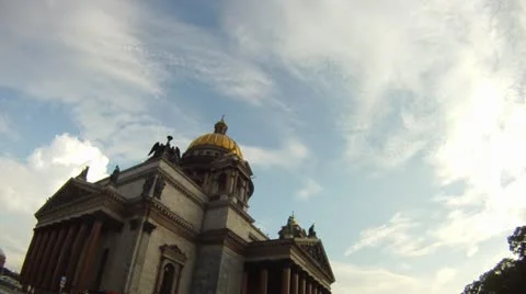 Saint Isaac Cathedral Stock Footage 10806602