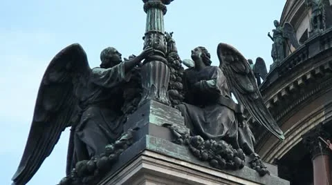 Saint Isaac Cathedral Stock Footage 10806617