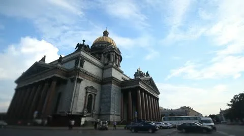 Saint Isaac Cathedral Stock Footage 10806633