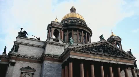Saint Isaac Cathedral Stock Footage 10806646