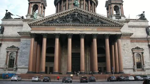 Saint Isaac Cathedral Stock Footage 10806649
