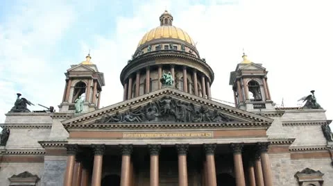 Saint Isaac Cathedral Stock Footage 10806651